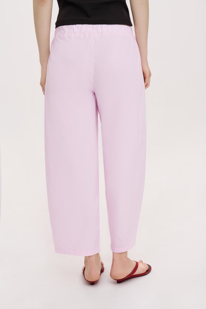 ШИРОКІ УКОРОЧЕНІ ШТАНИ З БАВОВНЯНОЇ ТКАНИНИ 1206 зображення 2